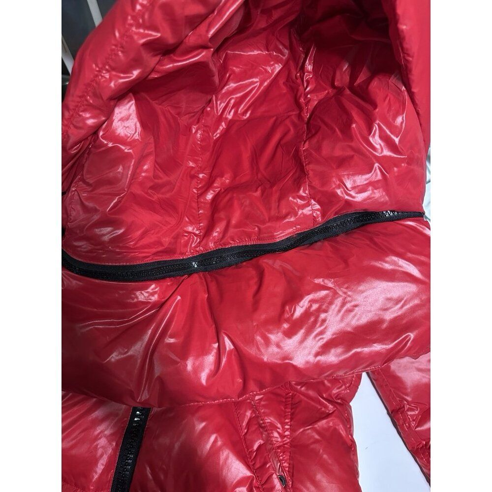 S13 New York Kylie Small Lacquered Puffer Jacket Coat Ski Down Filled Removable - Picture 10 of 10